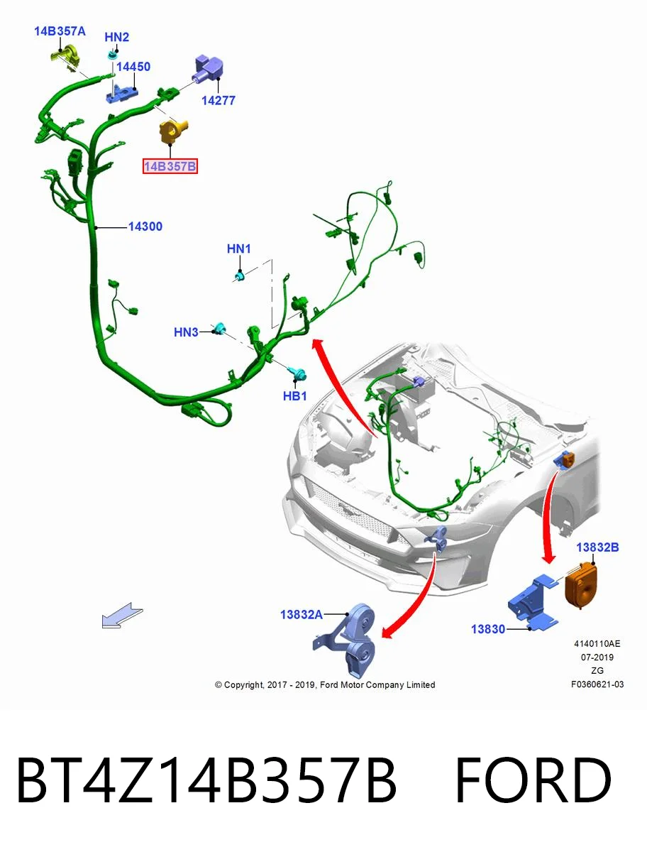 BT4Z14B357B Ford 