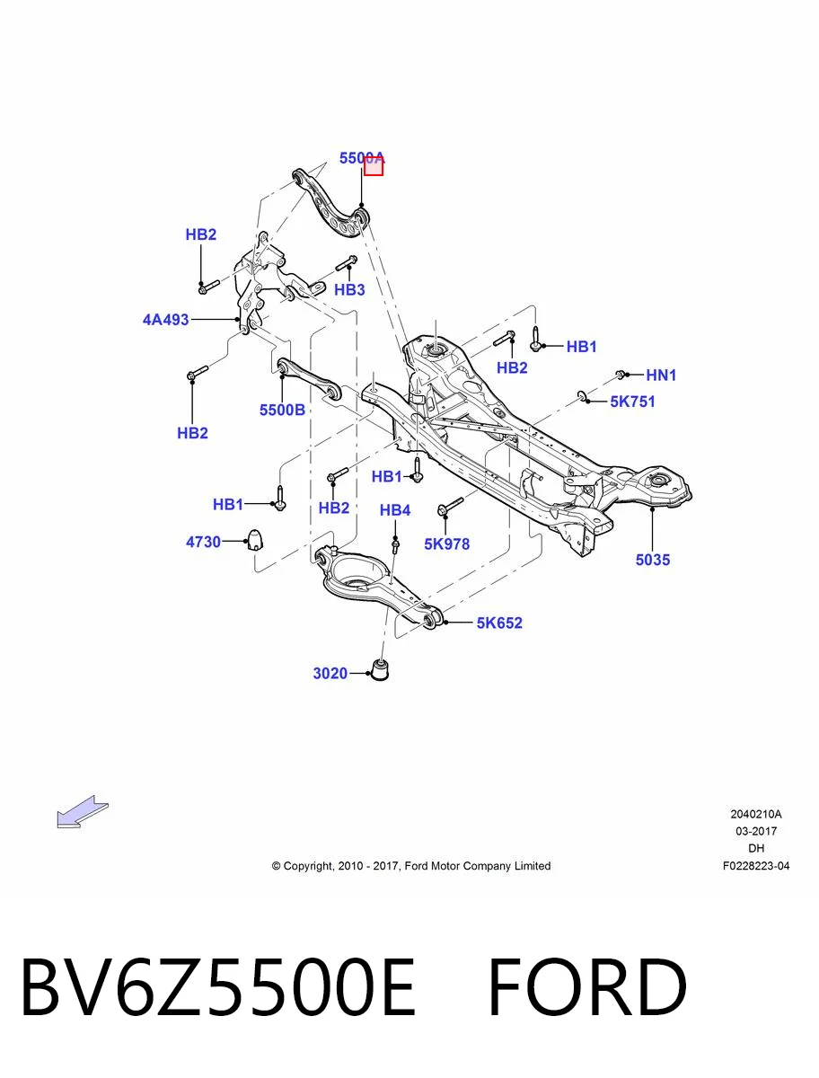 BV6Z5500E Ford 