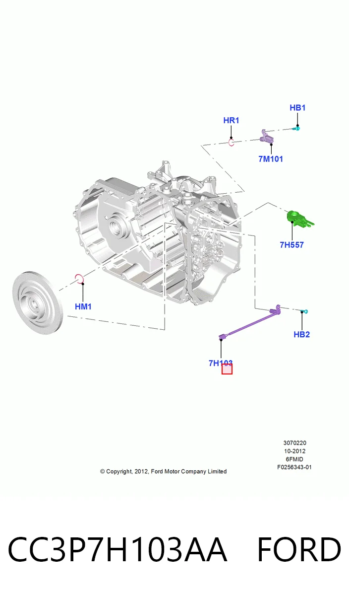 Датчик швидкості HMPCC3P7H103AB Hmpx