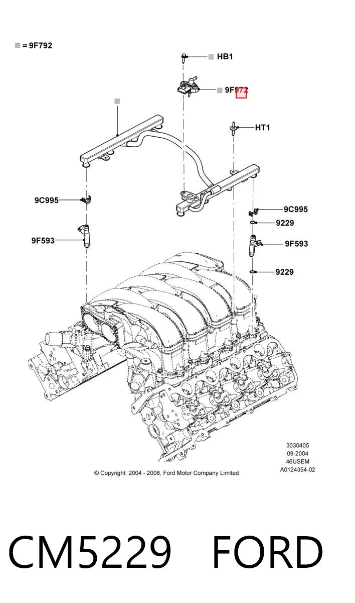 CM5229 Ford Манометри