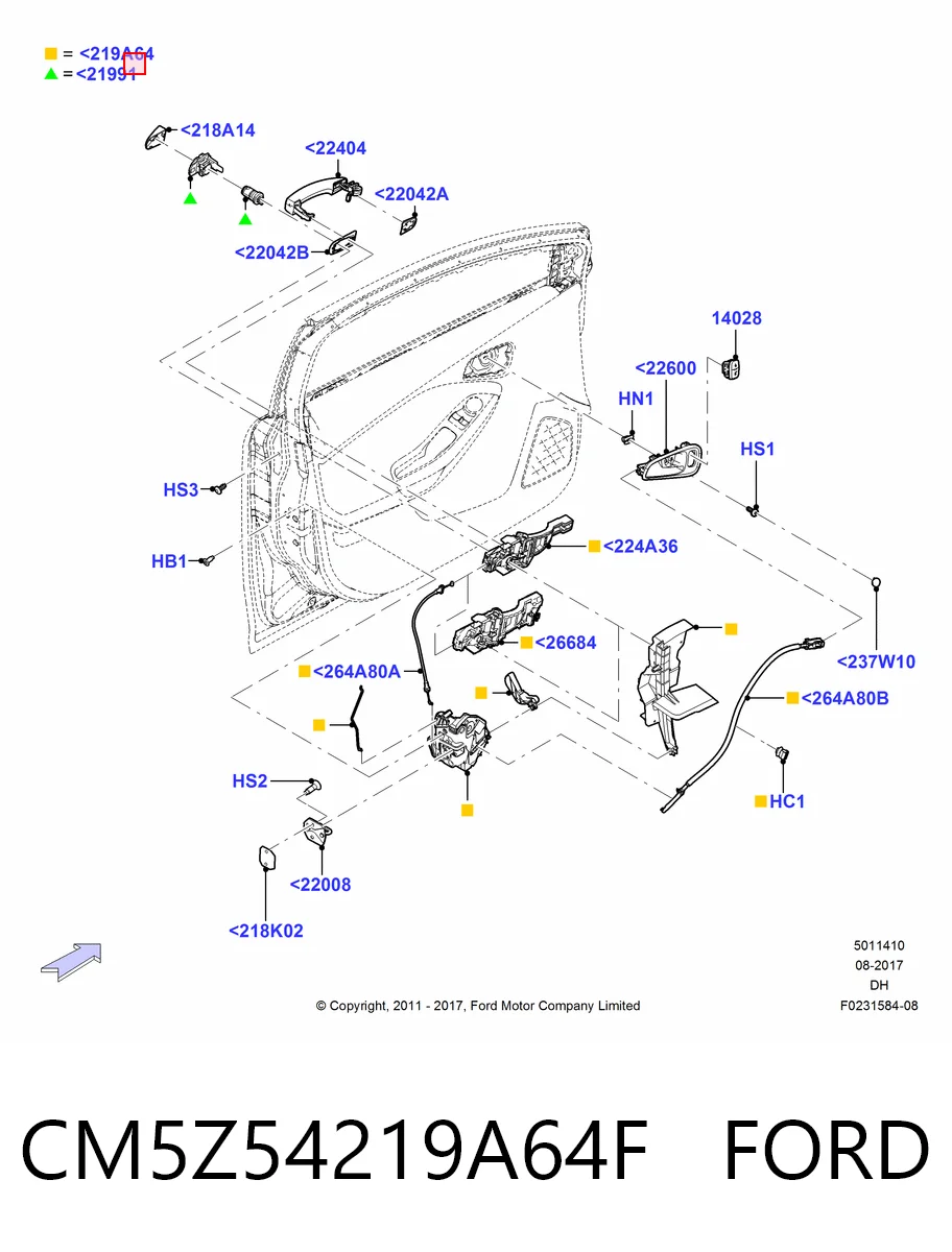 CM5Z54219A64F Ford 
