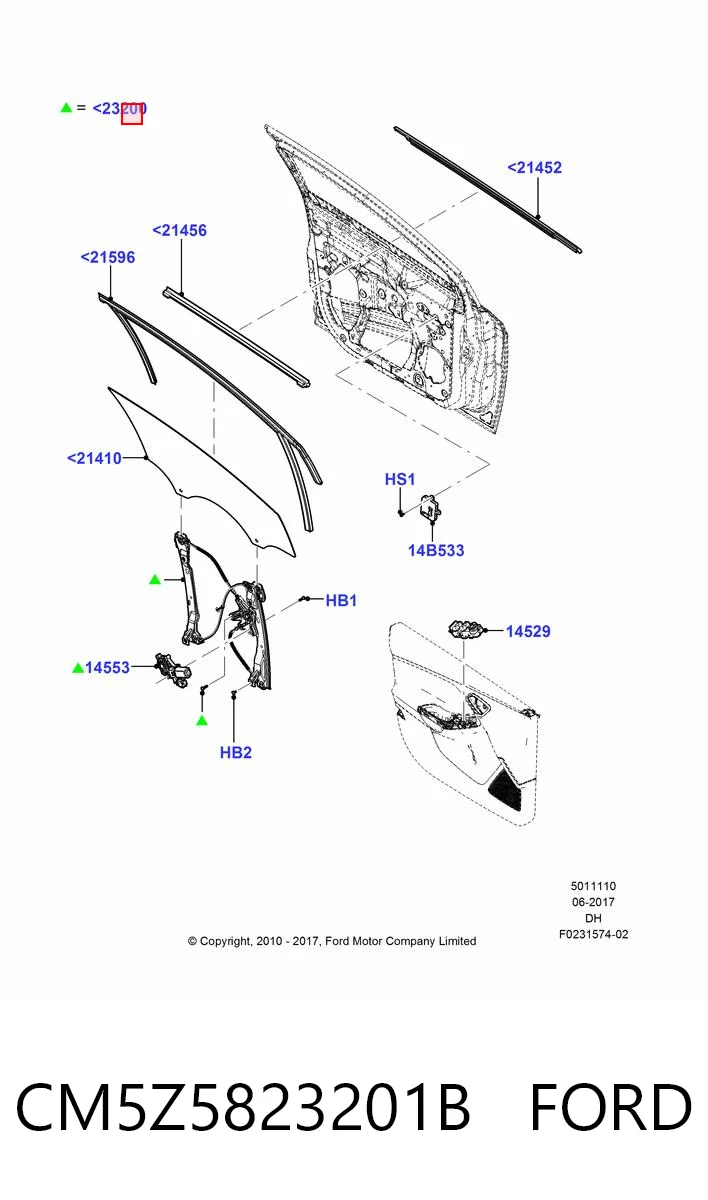 CM5Z5823201B Ford 