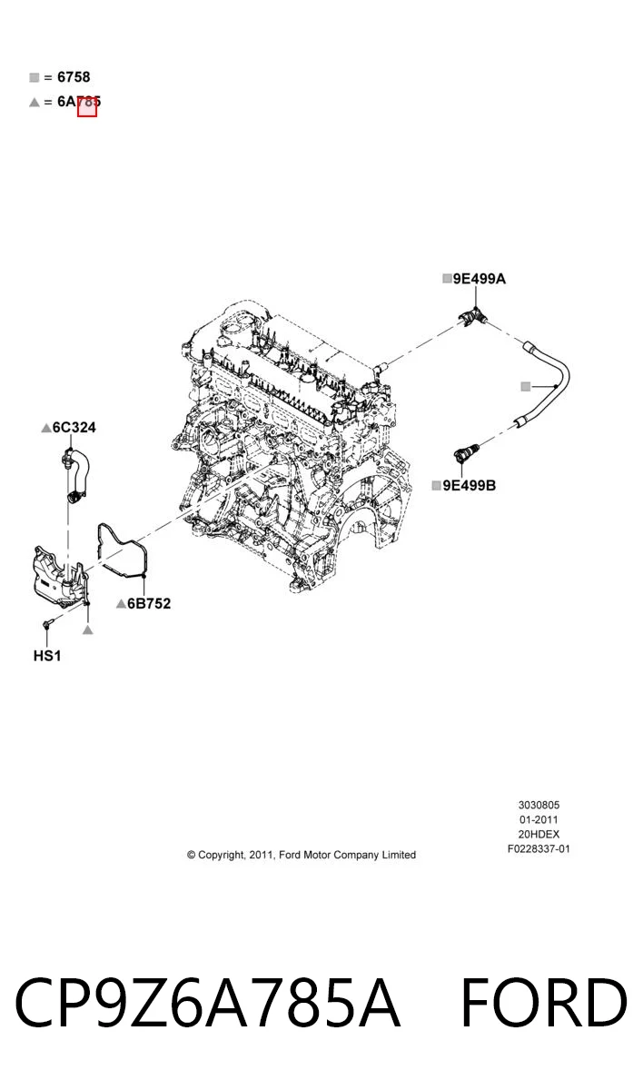 CP9Z6A785A Ford 
