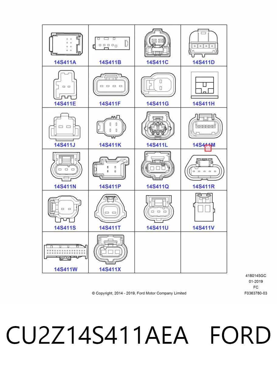 CU2Z14S411AEA Ford 