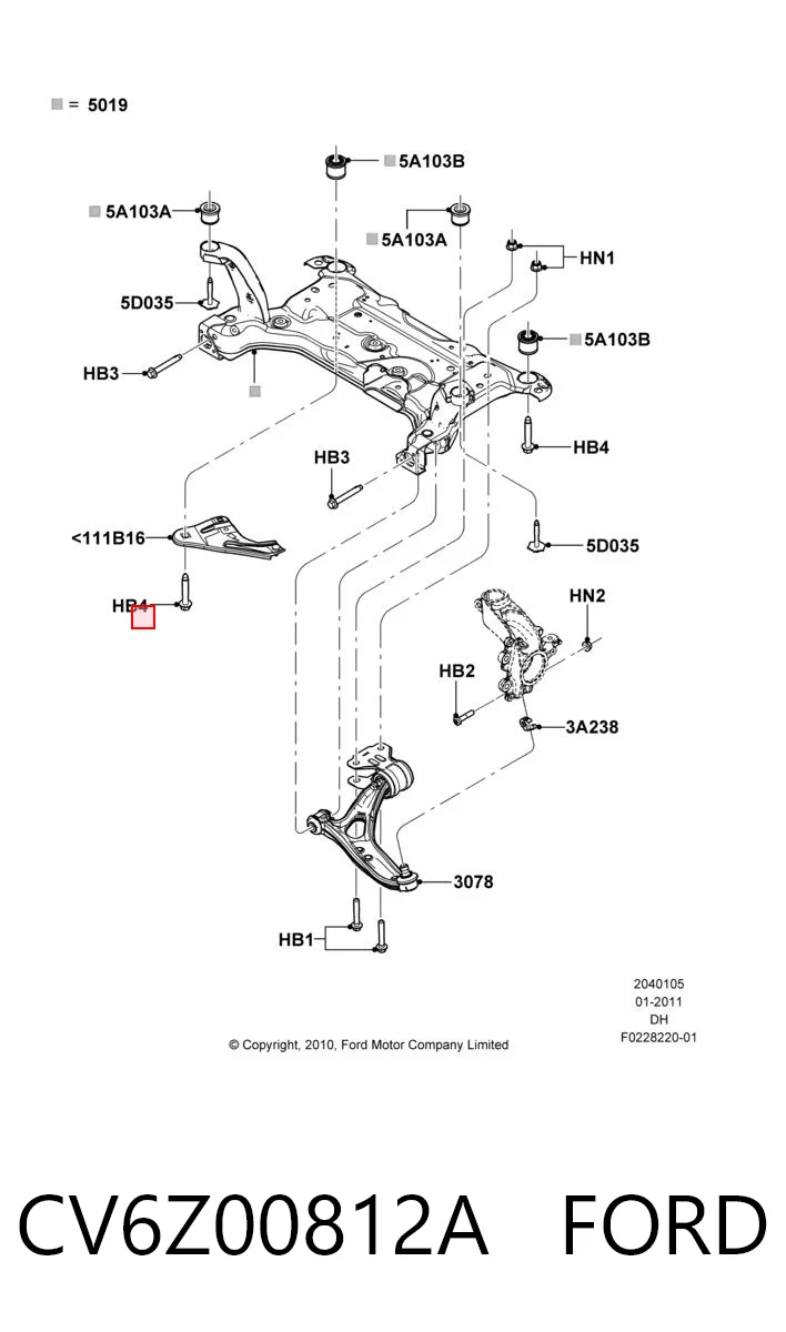 CV6Z00812A Ford 
