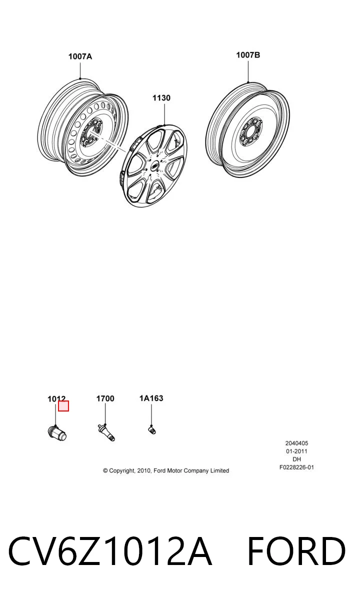 Купити 9594683 Opel Колісні гайки