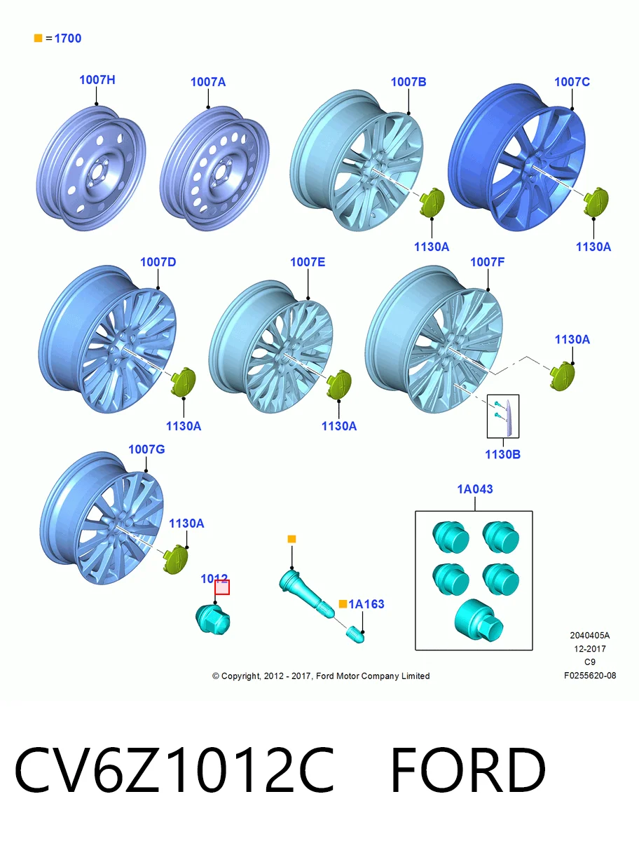 CV6Z1012C Ford 