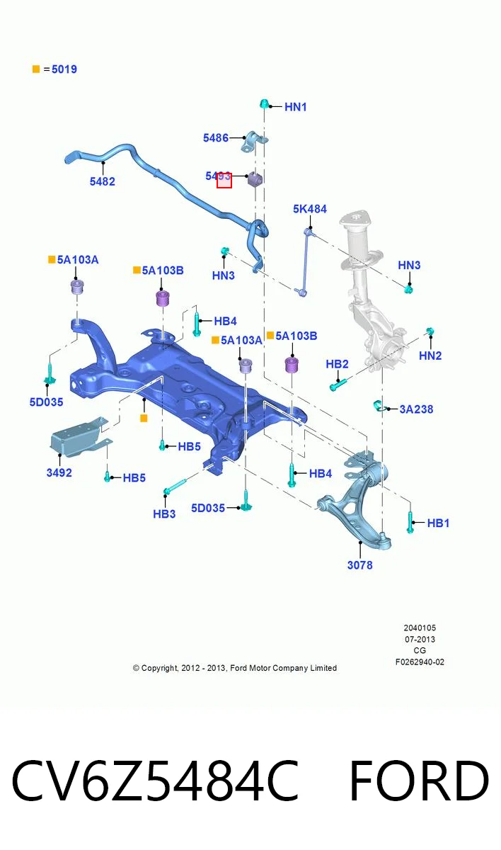 CV6Z5484C Ford 