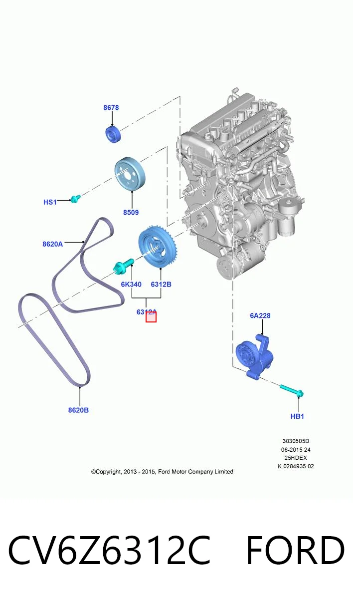 CV6Z6312C Ford 