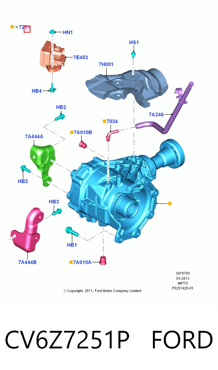 Роздавальна коробка Ford Fusion 