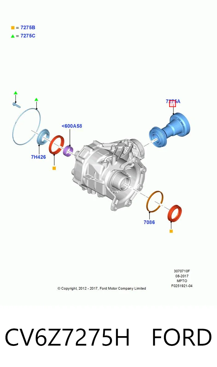 CV6Z7275H Ford 