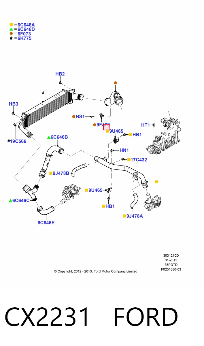 Прокладка головки блока циліндрів (ГБЦ) Mercedes Benz Truck TRUCK LK/LN2 