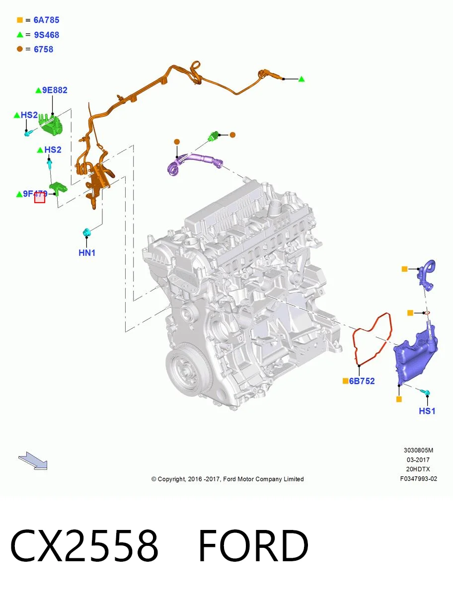 CX2558 Ford 