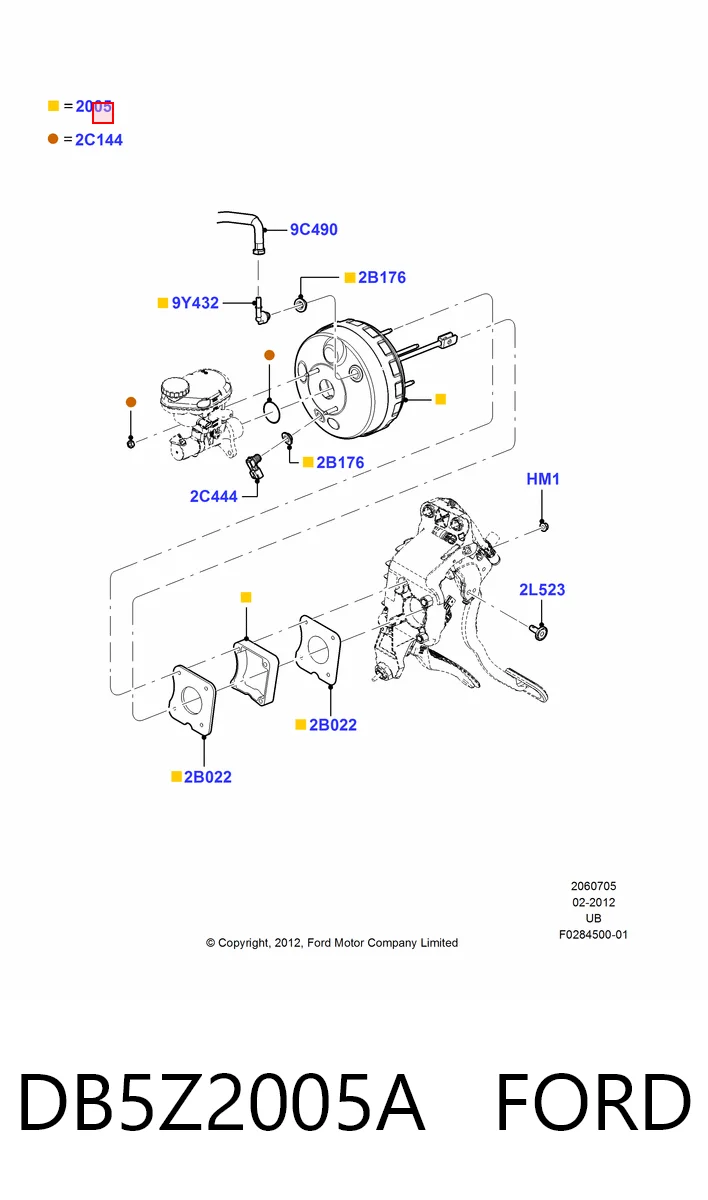 Купити Підсилювач гальм Ford Explorer  U5