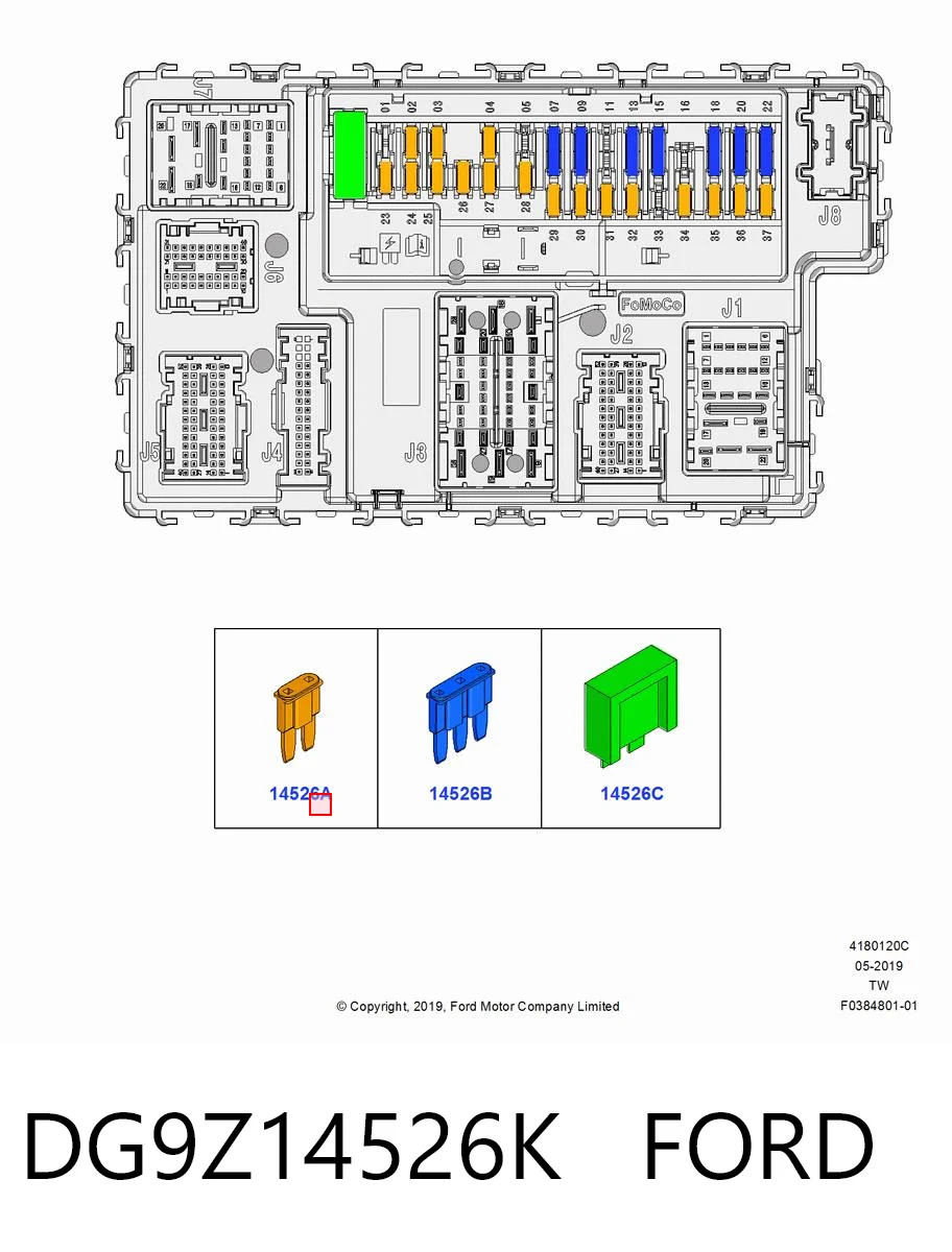 DG9Z14526K Ford 