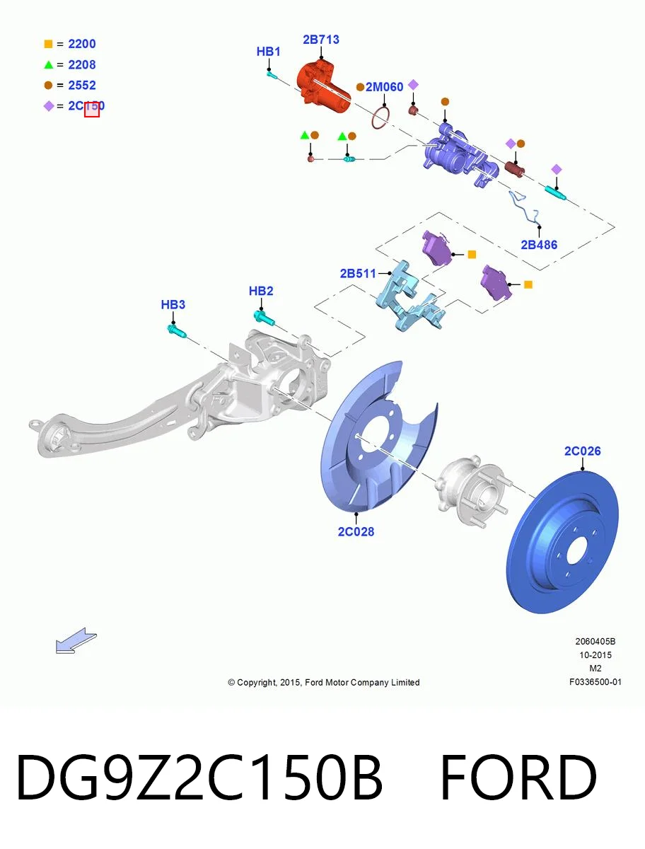 DG9Z2C150B Ford 