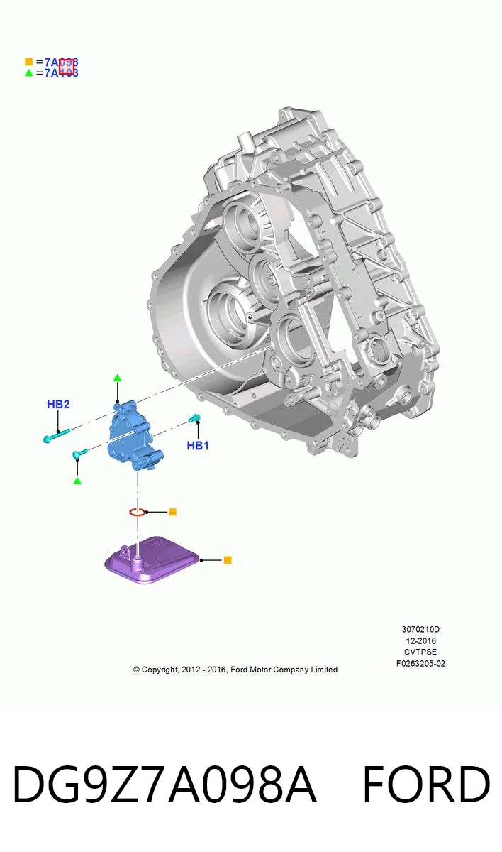 DG9Z7A098A Ford Масло в коробку автомат