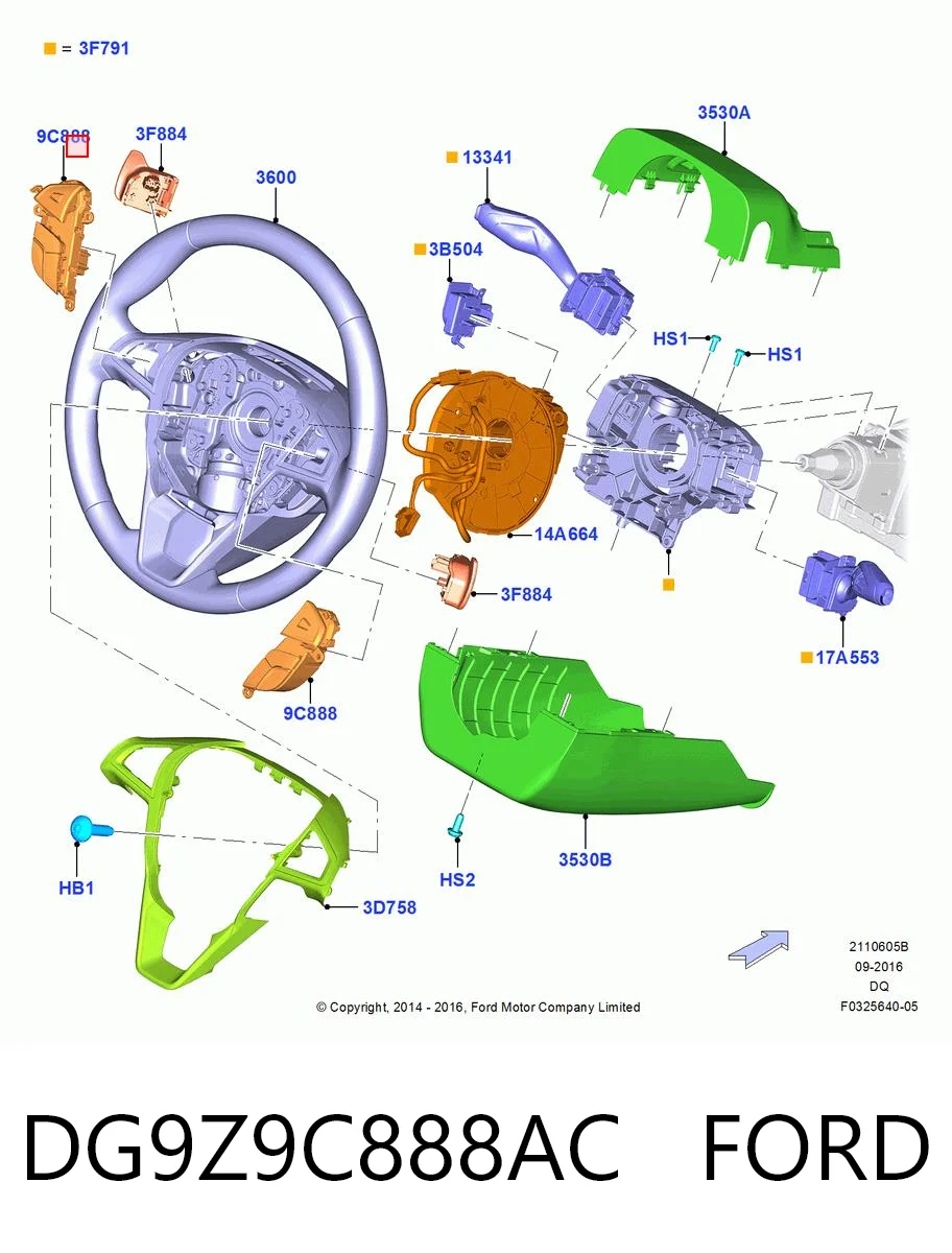 DG9Z9C888AC Ford 