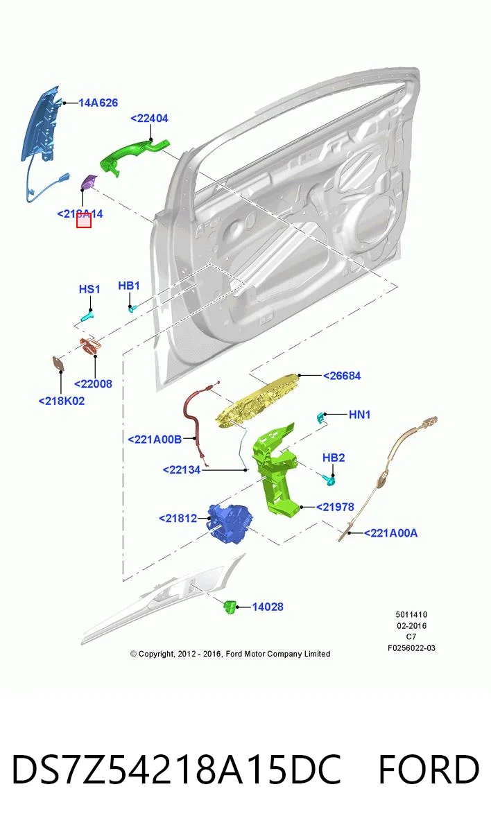 DS7Z54218A15DC Ford 