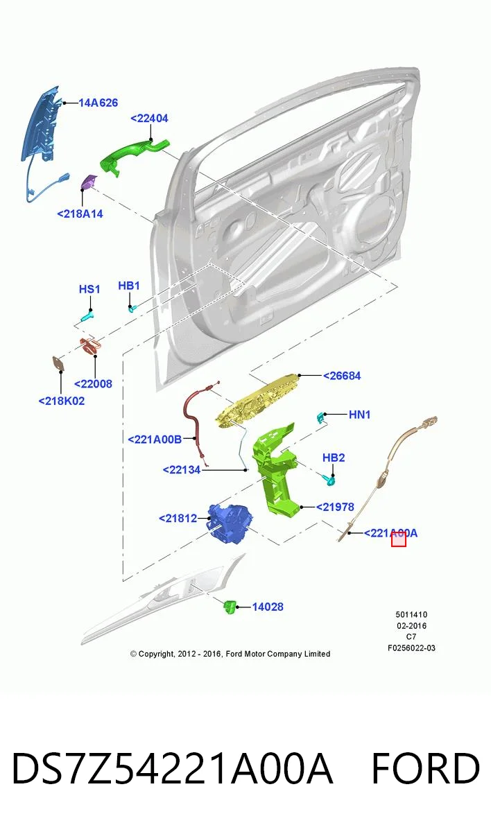 DS7Z54221A00A Ford 