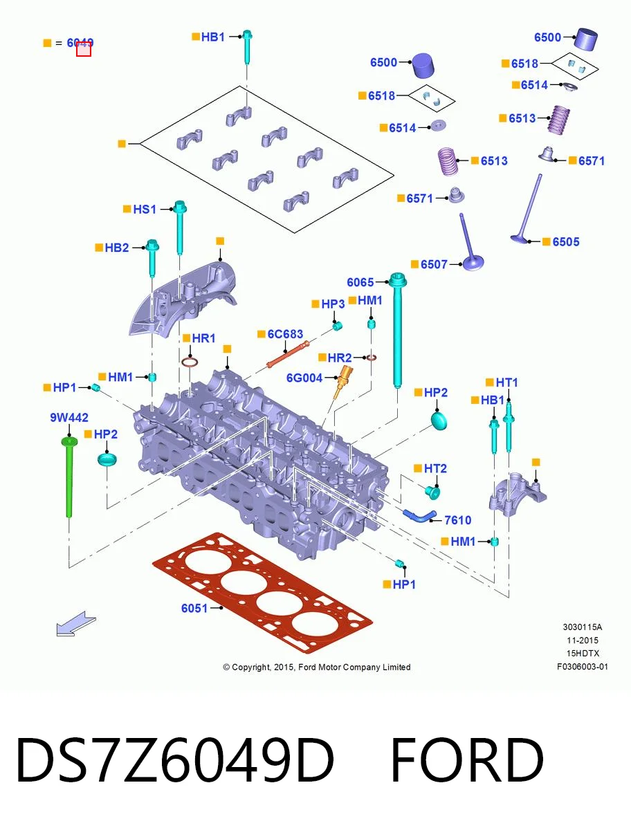 DS7Z6049D Ford 
