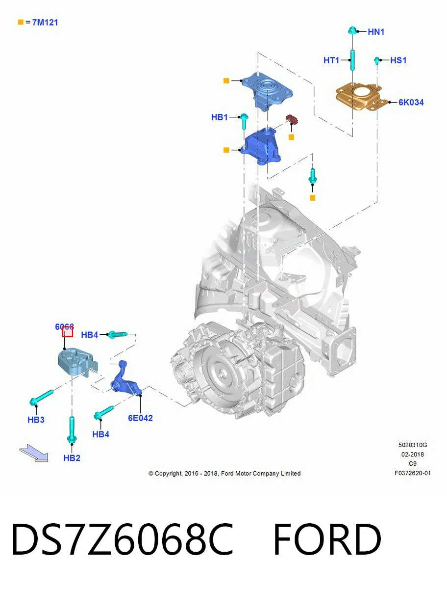 DS7Z6068C Ford 