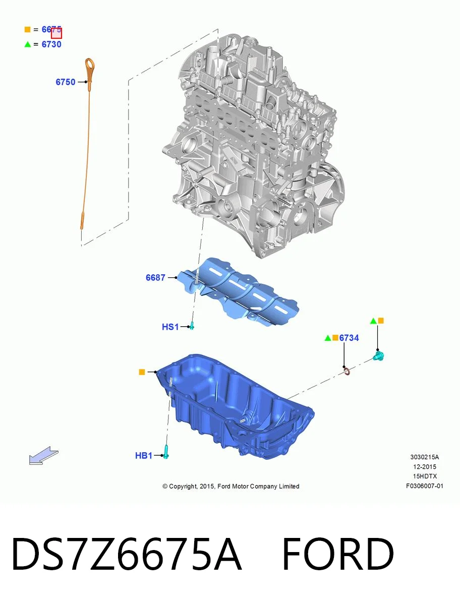 DS7Z6675A Ford 