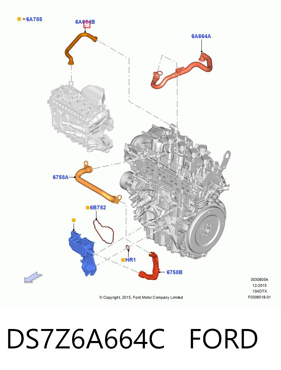 DS7Z6A664C Ford 