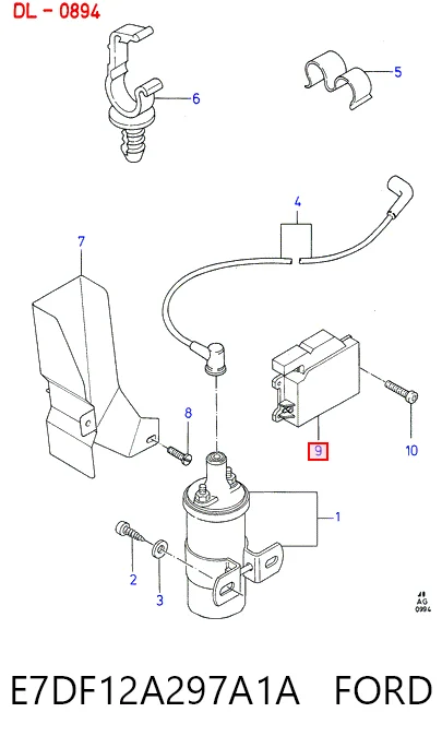 E7DF12A297A1A Ford Модуль запалювання, комутатор