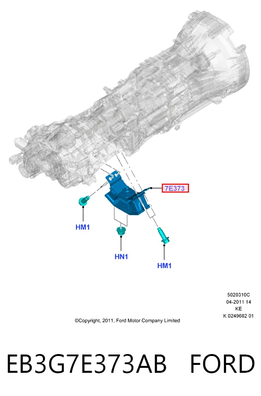 EB3G7E373AB Ford 