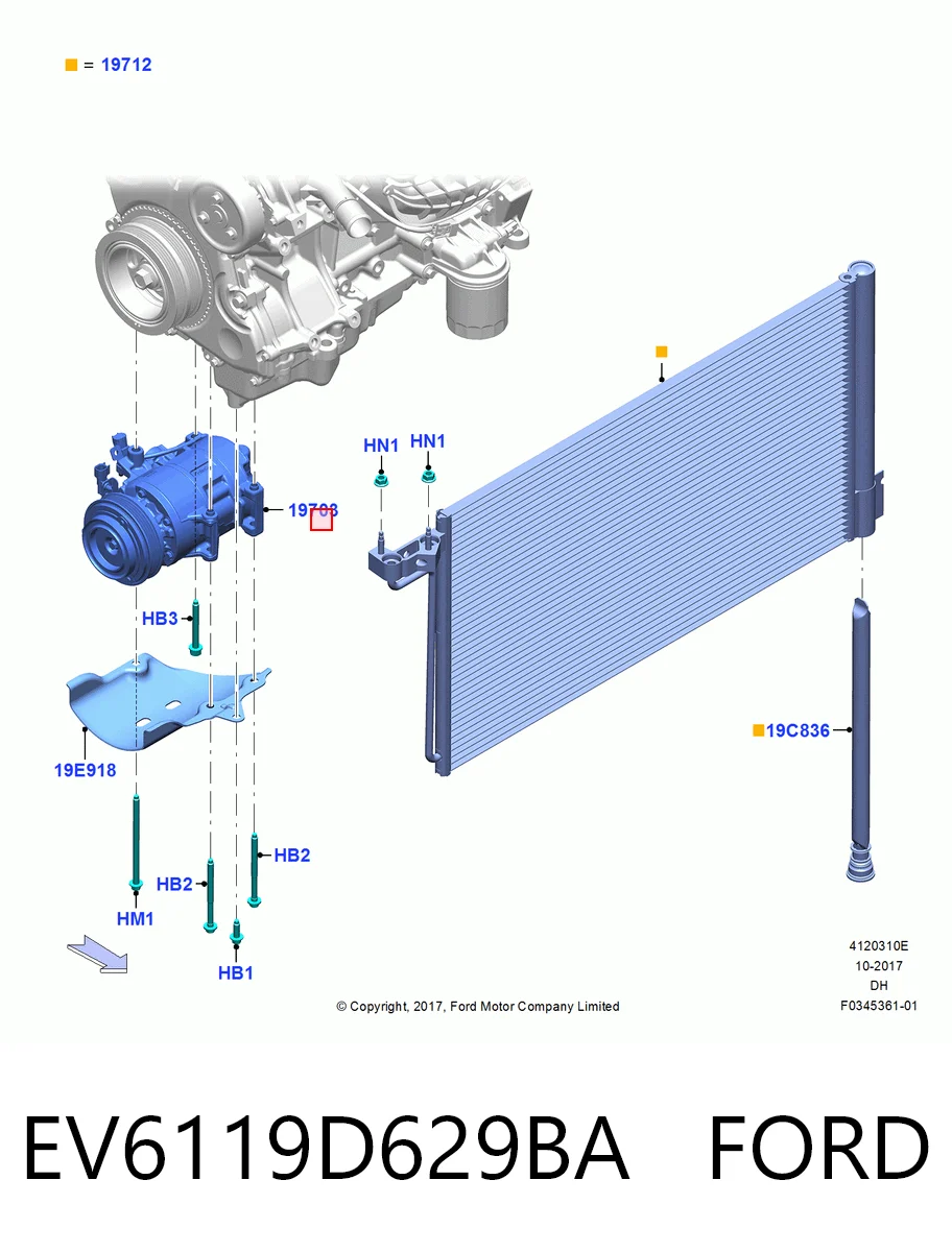 Компресор системи кондиціювання Denso 4472809641 ціна, від 312.01 USD