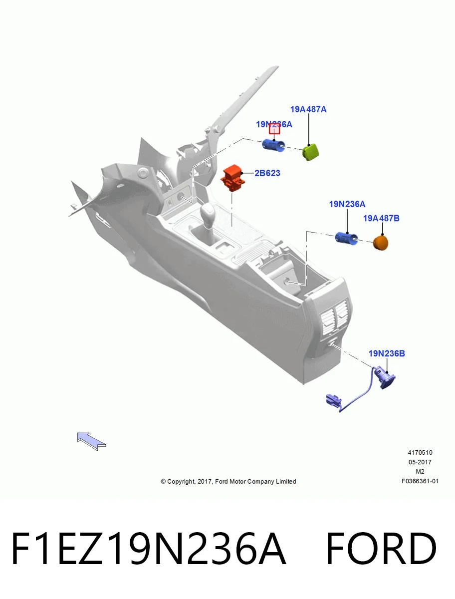 F1EZ19N236A Ford 