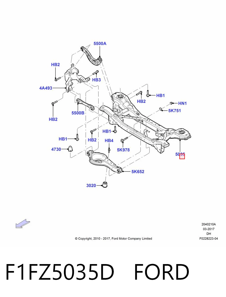 F1FZ5035D Ford 