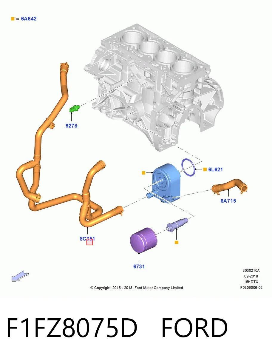 F1FZ8075D Ford 