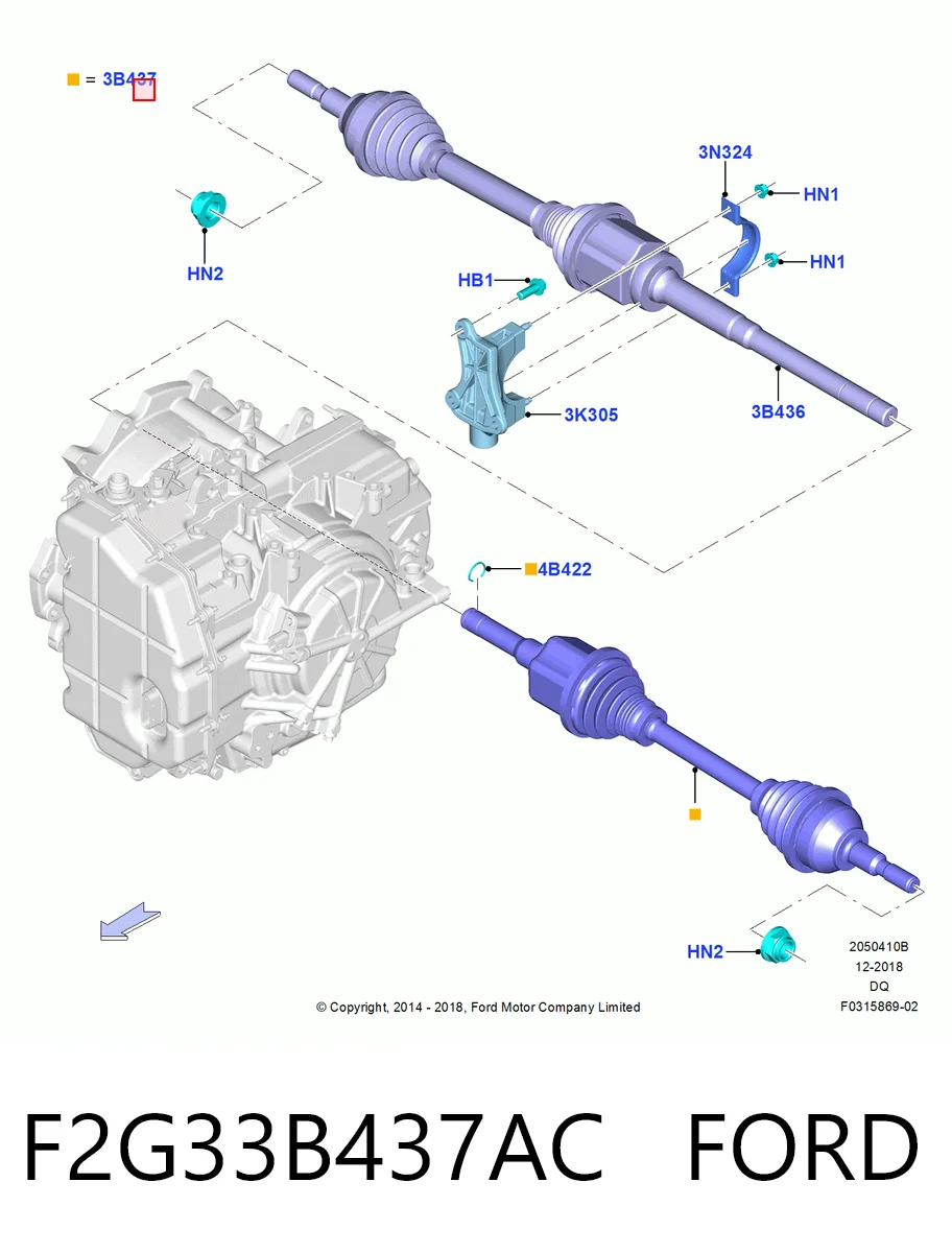 Привід передній лівий DAC FD1192 ціна, від 214.82 USD