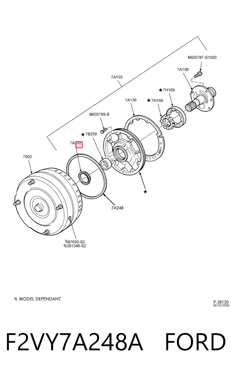 F2VY7A248A Ford 
