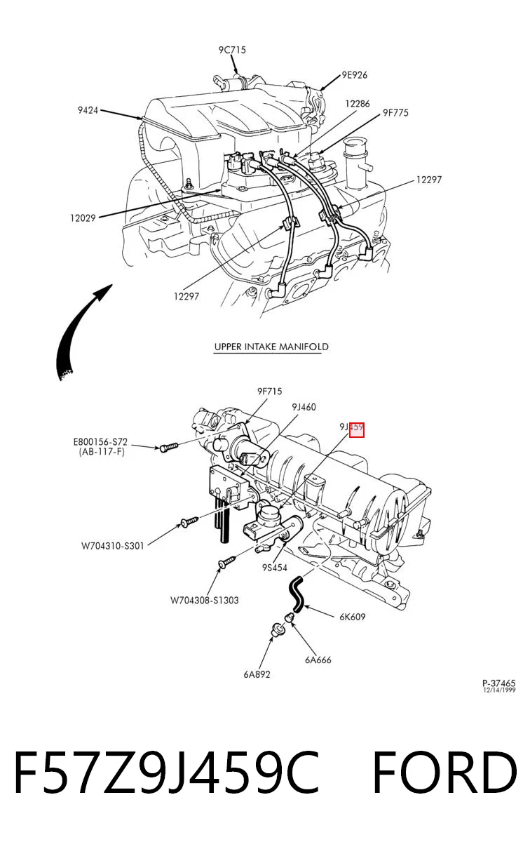 F57Z9J459C Ford 
