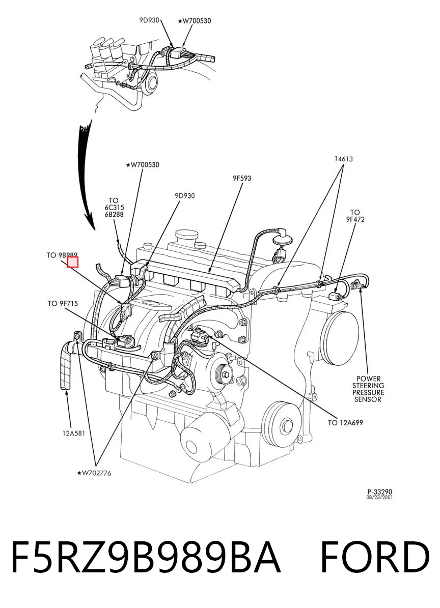 F5RZ9B989BA Ford 