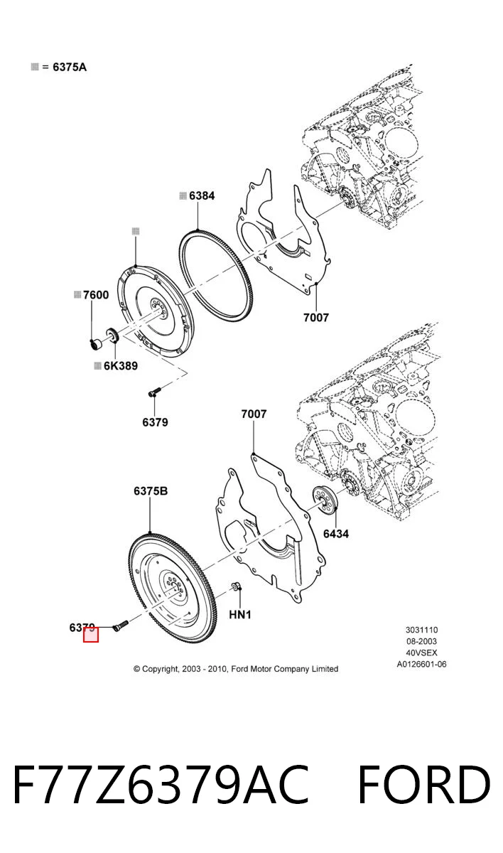 F77Z6379AC Ford 