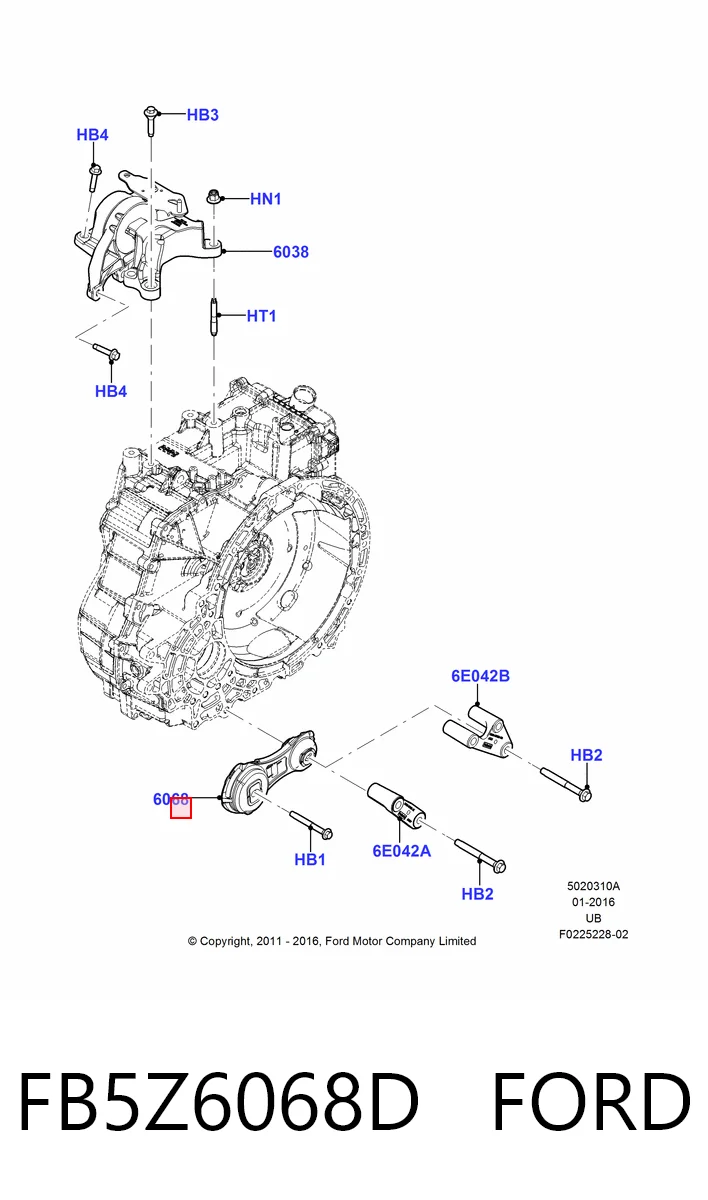 FB5Z6068D Ford 