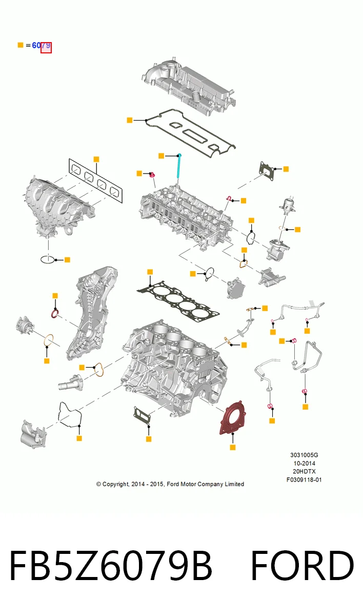 Комплект прокладок двигуна, повний Mahle Original HS55387 ціна, від 91.40 USD