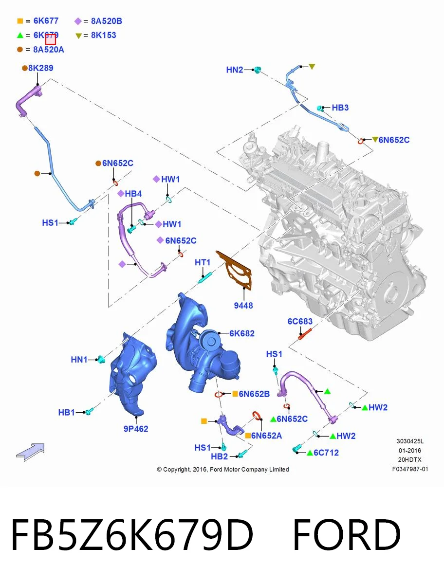 FB5Z6K679D Ford 