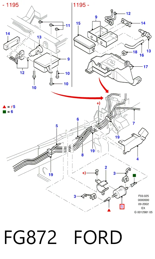 Фільтр тонкого очищення палива Mazda FOTZ9155B ціна, від 11.04 USD