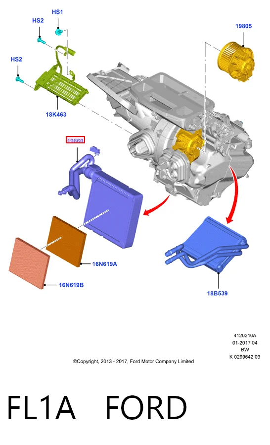 FL1A Ford Фільтр масла