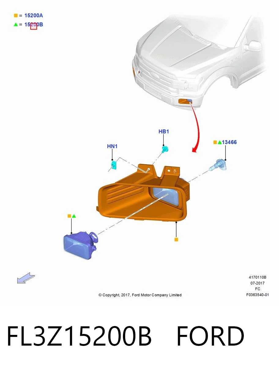 FL3Z15200B Ford 