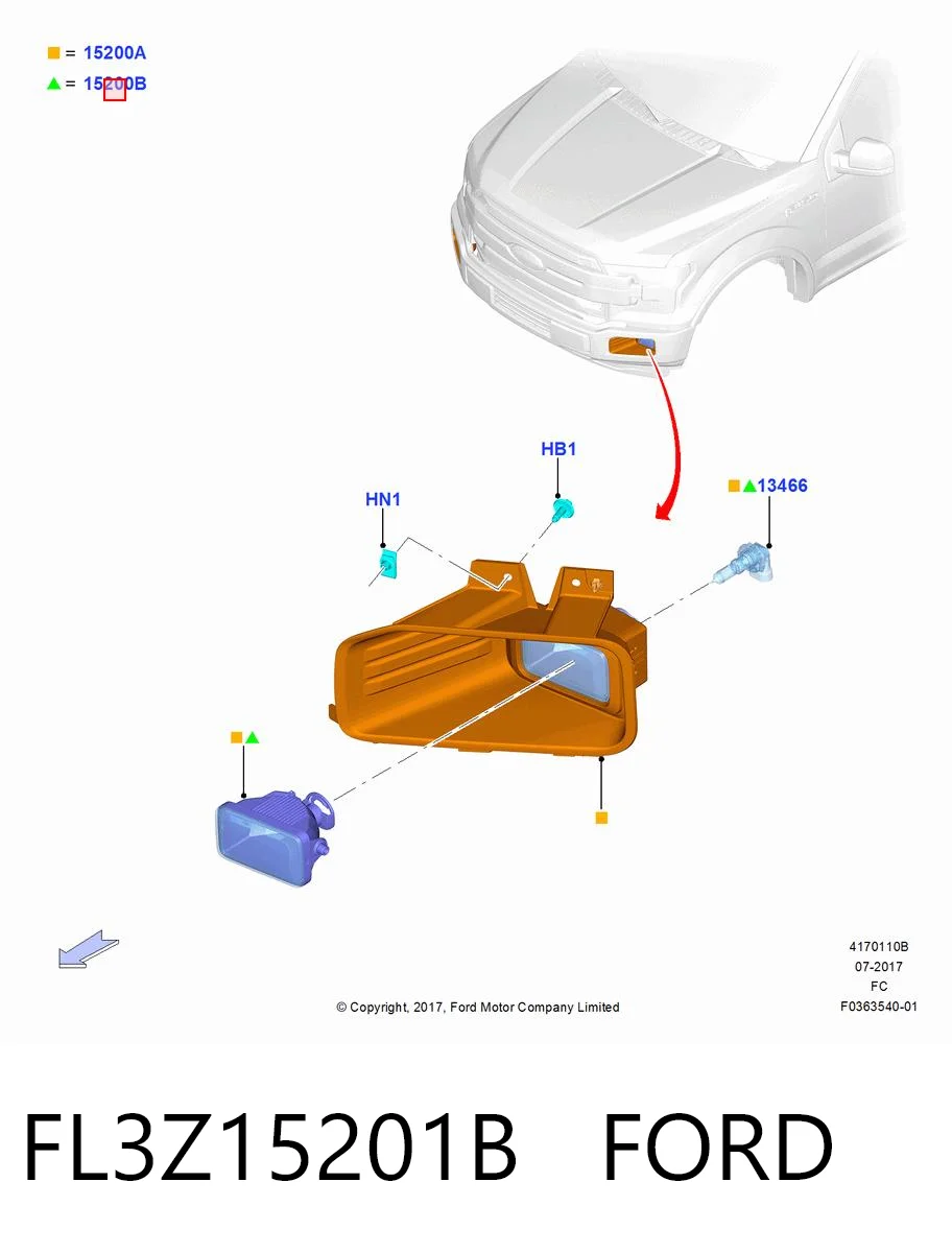FL3Z15201B Ford 