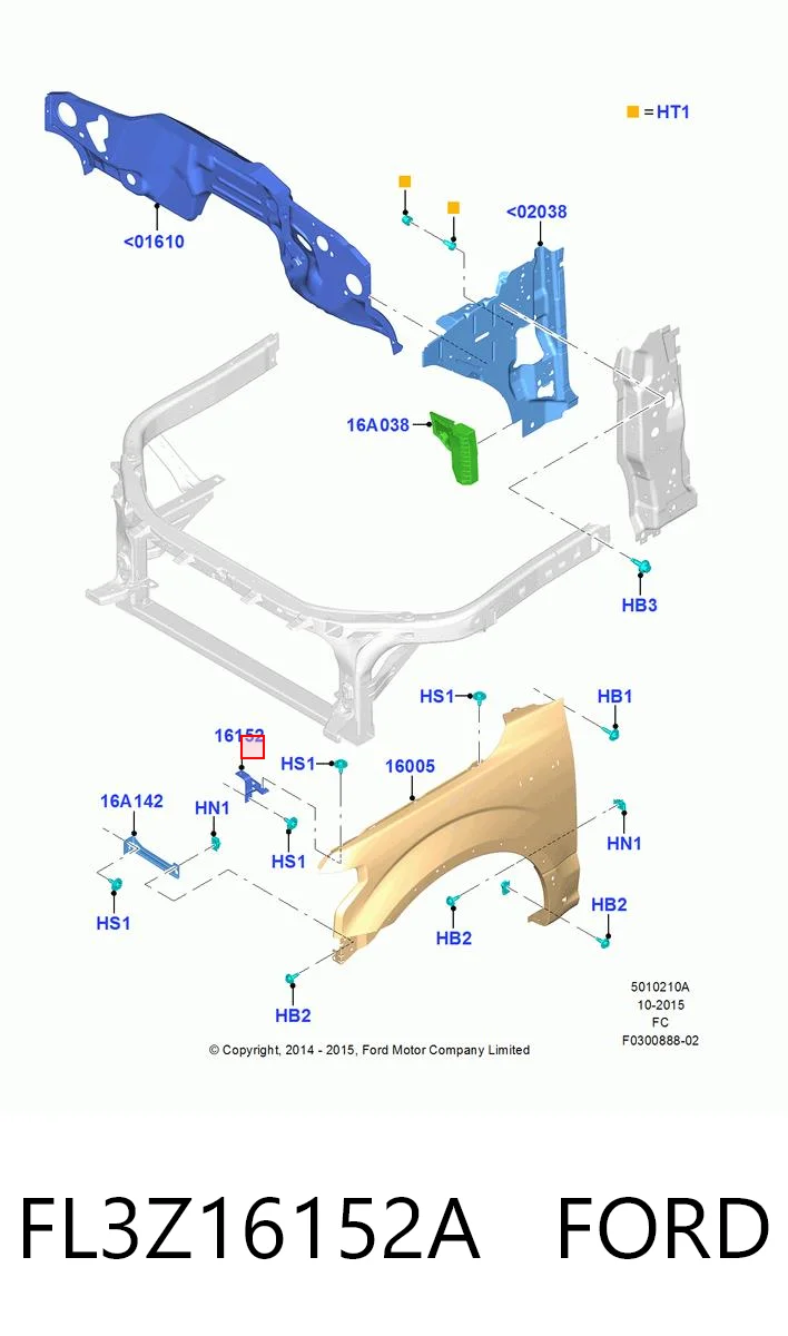 FL3Z16152A Ford 
