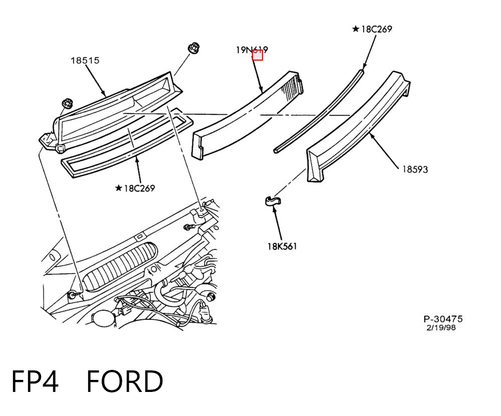 FP4 Ford Мотор в зборі
