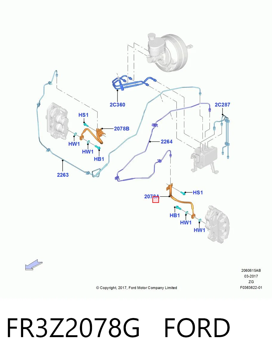 FR3Z2078G Ford 