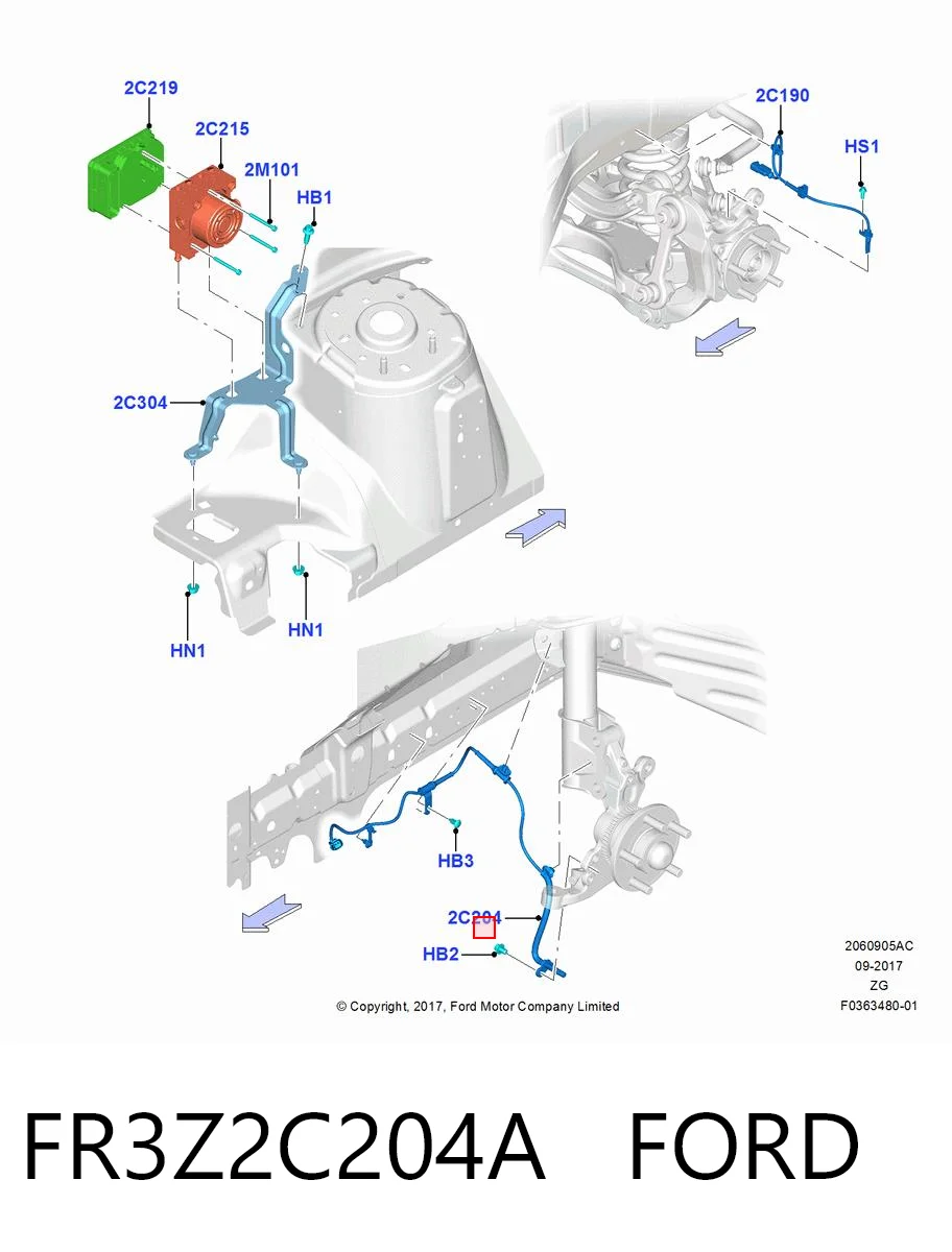 FR3Z2C204A Ford 